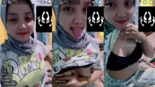 Belva Berhijab Menggoda, Remasan Payudara Menggairahkan