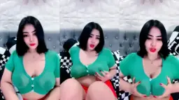 Sandra Toge Cantik Mango Menggoda dengan Uting Coklatnya yang Menggairahkan
