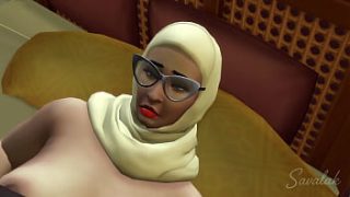 Dua Perampok Menggoda Putri Arab yang Bergairah