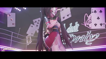 花火星穹铁道：魅惑裸舞MMD，3D国漫性感少女抖音热舞