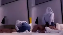 Jilbab SMA Menggoda Abang Ojol Hingga Ranjang