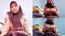 Montoknya Tetek Berhijab Pramuka yang Basah Menggoda