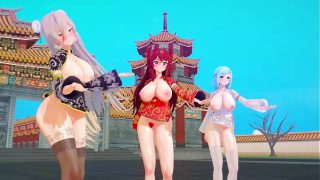 Gadis Virtual MMD Merayakan Imlek dengan Goyangan Menggoda
