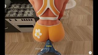 Hari-Hari di Mansion [Game Hentai TABU] Ep.2: Tertangkap Basah dengan KONAK BESAR oleh IBU TIRI di Dapur!