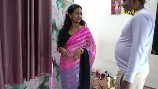 Kavita Bhabhi yang seksi menggoda devar dengan nafsu liar di ranjang