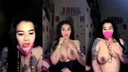 Douna si Cewek Tato Pamerin Payudara Besar yang Menggoda