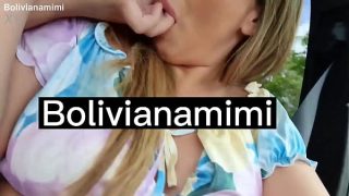 Di jalanan Meksiko… menuju Bacalar… aku basahi seluruh mobil van pangeranku. Tonton video lengkapnya di bolivianamimi.tv