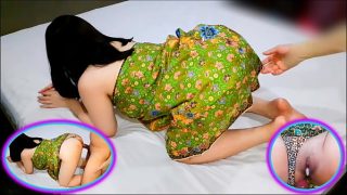 สาวไทยสุดเซ็กซี่โดนกระแทกจนเสียวซ่านในผ้าถุงบางเฉียบ