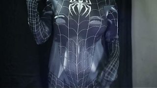 NGENTOT GILA CEWEK INDO COSPLAY SPIDERMAN, MEMEKNYA BASAH DAN BECEK SAMPE TROMPOS