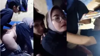 Jilbab Montok Berkacamata, Siap Digoyang