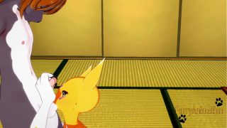 Komik Dewasa Digimon: Taomon dan Grey Fox Beradegan Mesum – Payudara, Tangan, Mulut, dan Ranjang Penuh Nafsu Bagian 1/2 – Manga Anime Jepang Panas