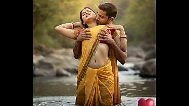 Desi Bhabhi menggoda devar dengan payudara menggairahkan