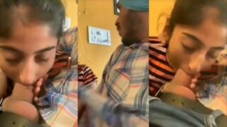 Cowok pake sorban ngerasain bibir basah di kontol Punjabi