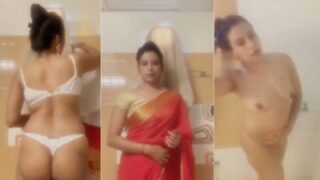 Rekaman MMS bugil desi cewek Lucknow mandi bikin keringetan