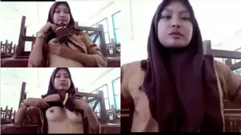 Viral abg pramuka hijabnya digerayang, susu diremas-remas sampe muncrat.
