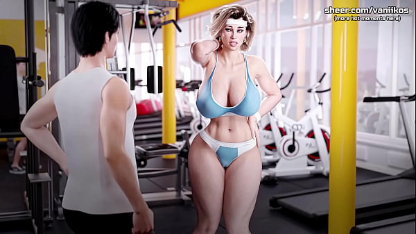 Ibu tiri montok goyangin pantat gede di depan anak tiri di gym umum | Game Hentai Tabu | Bagian #20