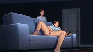 Satu Pandangan dari Ibu Tiri Bikin Hari Ini Panas dan Basah (18+)