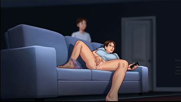 Satu Pandangan dari Ibu Tiri Bikin Hari Ini Panas dan Basah (18+)