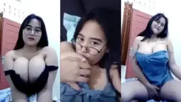 Acha Viral, Cantiknya Bikin Teler, Toket Brutal Minta Digoyang Pakai Kacamata