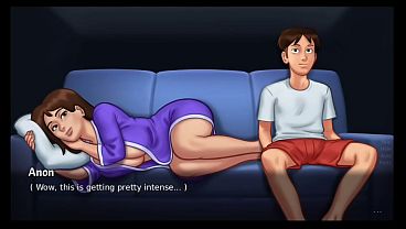 Ibu Tiri Pulang Saat Paling Sial, Momen Panas di Summertime Saga