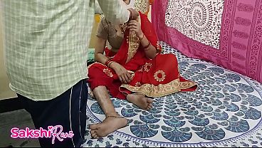 Baru nikah, suami lagi di kantor, sange berat digocok mertua di hari spesial, pakai saree pertama kali selingkuh, video chudai desi India dengan omongan kotor