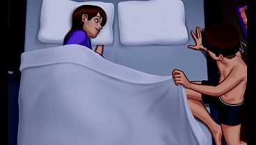 Ibu tiri diam-diam ngintip…lalu semuanya berubah jadi panas (18+)