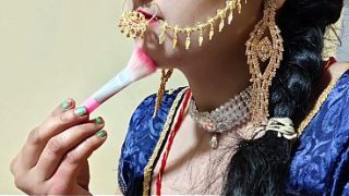 Malam Pertama Pengantin Baru India, Ciuman Liar dan Daging Mengguncang, Video MMS Sexy dengan Suara Hindi yang Bikin Ngangkat